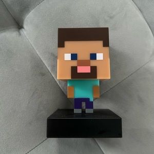 Minecraft Icon Steve Desk Night Light Lamp